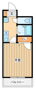 サンライズ新城【3階】の間取り