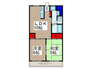 第5昭栄マンション【1階】の間取り