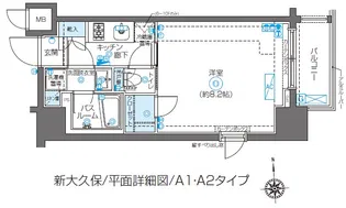 ZOOM新大久保【7階】の間取り