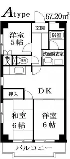 ケインアヴェニュー船堀【3階】の間取り