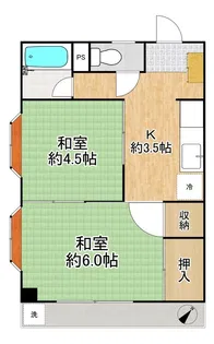 塚原マンション【2階】の間取り