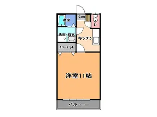 エイトハイツC【1階】の間取り