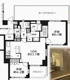 ザ・サンメゾン駒場エルド【5階】の間取り