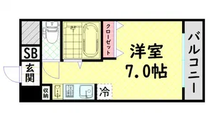 WILLDO九条【6階】の間取り