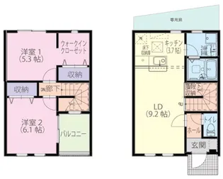 スクエアの間取り