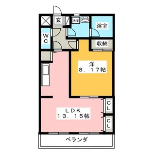Arcadia X【3階】の間取り