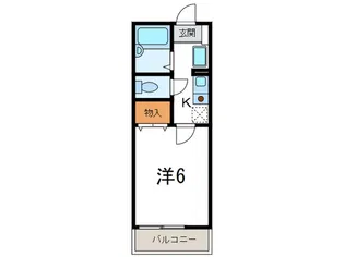 ソレイユ塚町【1階】の間取り