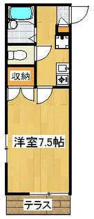 クレスト武蔵小杉【1階】の間取り