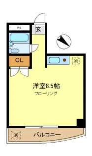 東京都文京区弥生2【マンション】の間取り
