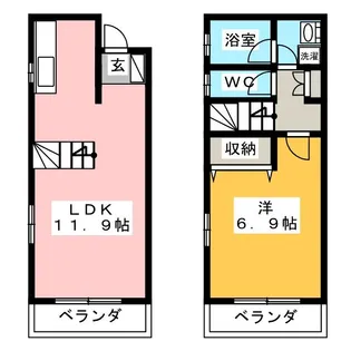 ライフ・コート武蔵関【4階】の間取り
