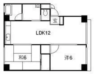レジデンス下中野A棟【1階】の間取り