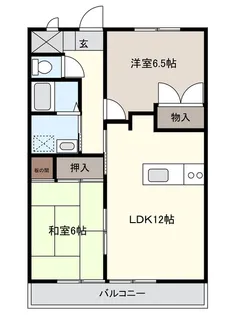 宮城県仙台市泉区市名坂字堂林【マンション】の間取り