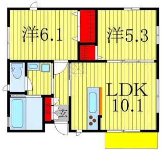 千葉県流山市大字鰭ケ崎【一戸建】の間取り