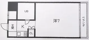 ホワイトパレス長崎【3階】の間取り