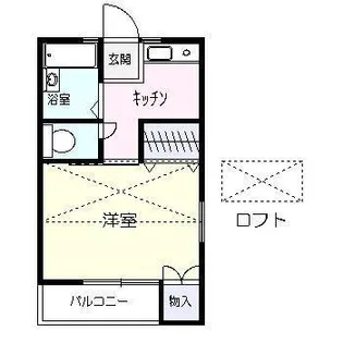 1Kの間取り画像