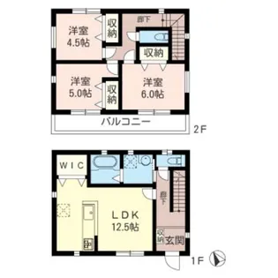 埼玉県新座市畑中1【一戸建】の間取り