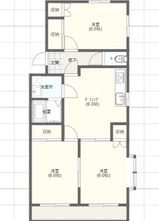 サンジェルマン【3階】の間取り