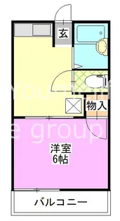 ハイネス小林A【2階】の間取り