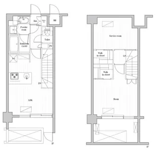 レジデンス桜新町ガーデン【1階】の間取り