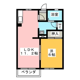 ルーブル【2階】の間取り