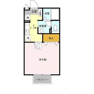 ピュアライフ A棟【2階】の間取り