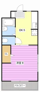 ハイライズ細島【3階】の間取り