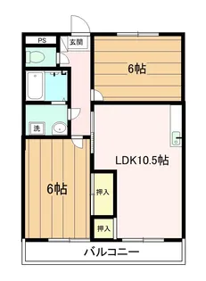 永代マンション【2階】の間取り