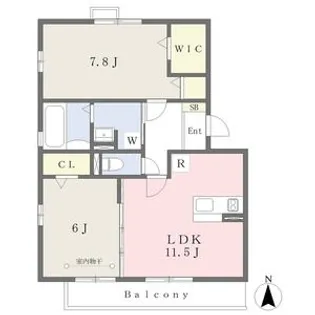 D’Floral【3階】の間取り