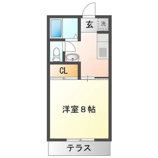 リヴィエラ ドゥエ【2階】の間取り