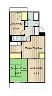 第2スペランザ大住【4階】の間取り