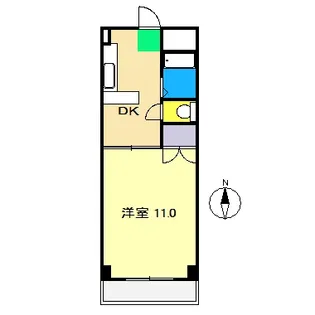 武内マンション【4階】の間取り