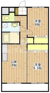 サンライトカーサII【2階】の間取り