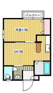 エスポワール出来島【3階】の間取り