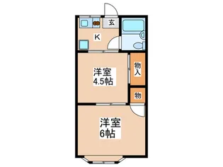 ロッケンハウスB【2階】の間取り