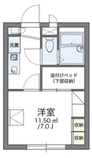 レオパレス雷塚【2階】の間取り