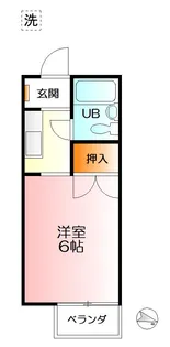 霞台ハイツ【2階】の間取り