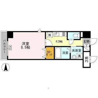 愛知県名古屋市中区丸の内2【マンション】の間取り