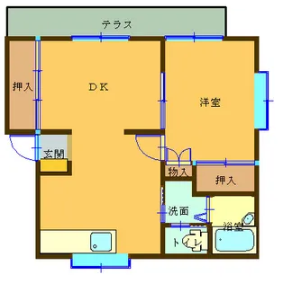 コーポ石井II【2階】の間取り