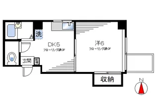 プリザントセキネ【3階】の間取り
