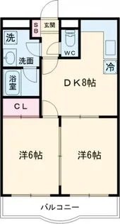 クレール大澤【3階】の間取り