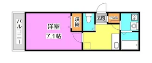埼玉県所沢市大字下安松【アパート】の間取り