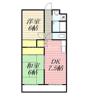 コーポ内山2【1階】の間取り