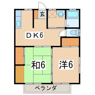 キャットハウスII【2階】の間取り