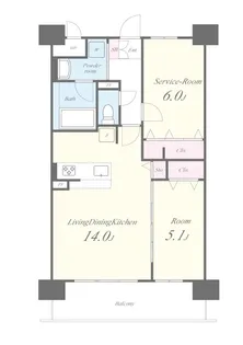 ソライロテラスあびこ【1階】の間取り