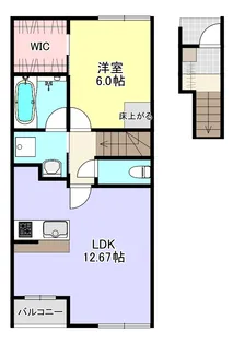 グランツリー井野【2階】の間取り