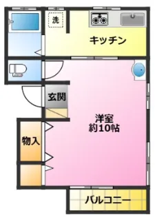 コーポさんげつ【2階】の間取り