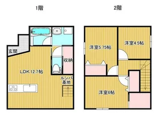 熊本県熊本市西区横手3【一戸建】の間取り