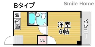 セラ天下茶屋【3階】の間取り