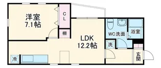 ハーミットクラブハウストゥギャザー横浜和田町【1階】の間取り