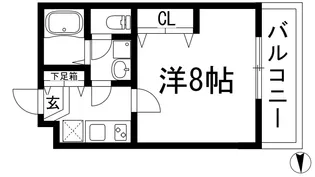 ファーストモダン池田【3階】の間取り
